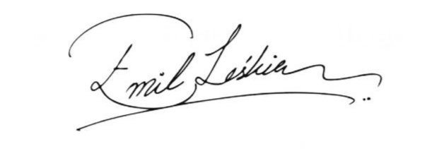 A real signature designed by us