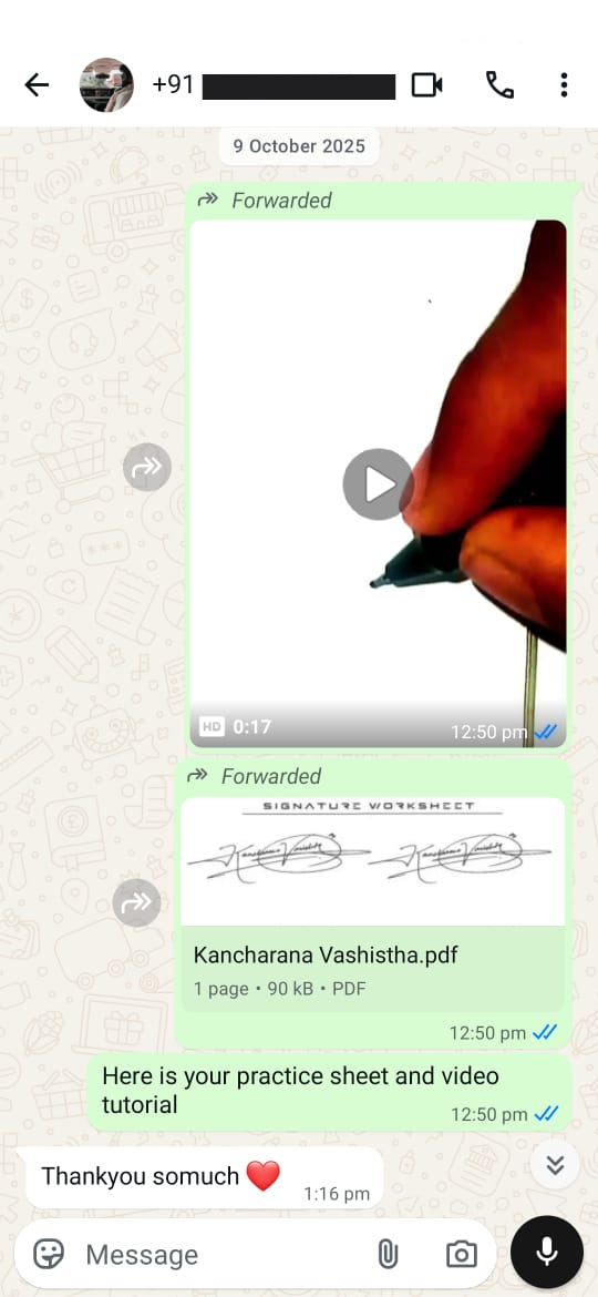 Client review screenshot